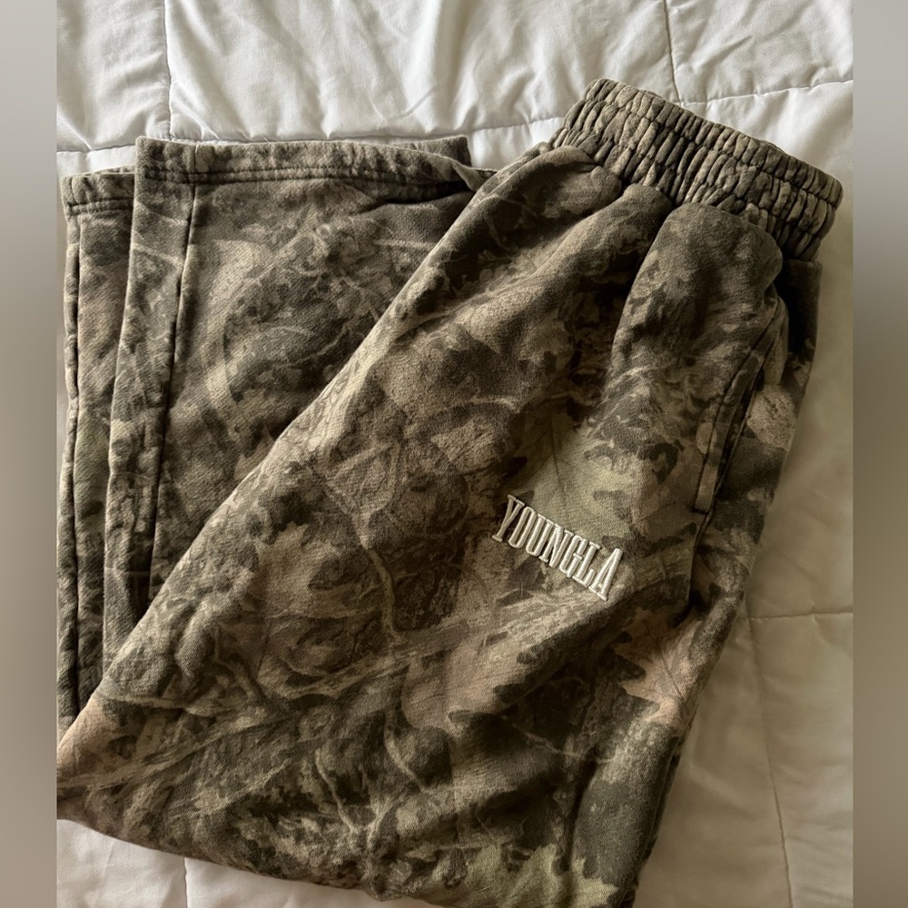 YoungLA camo sweats